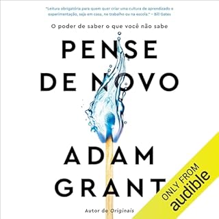 Pense de novo Audiobook By Adam Grant cover art